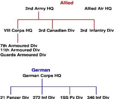 Initial team organisation